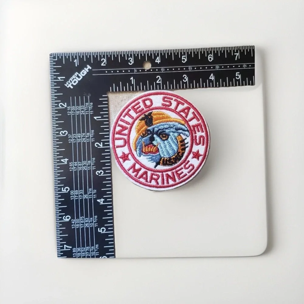 Vintage USMC Marines Bulldog Patch‎ 3.5